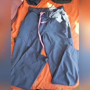 Navy S med couture scrub pants